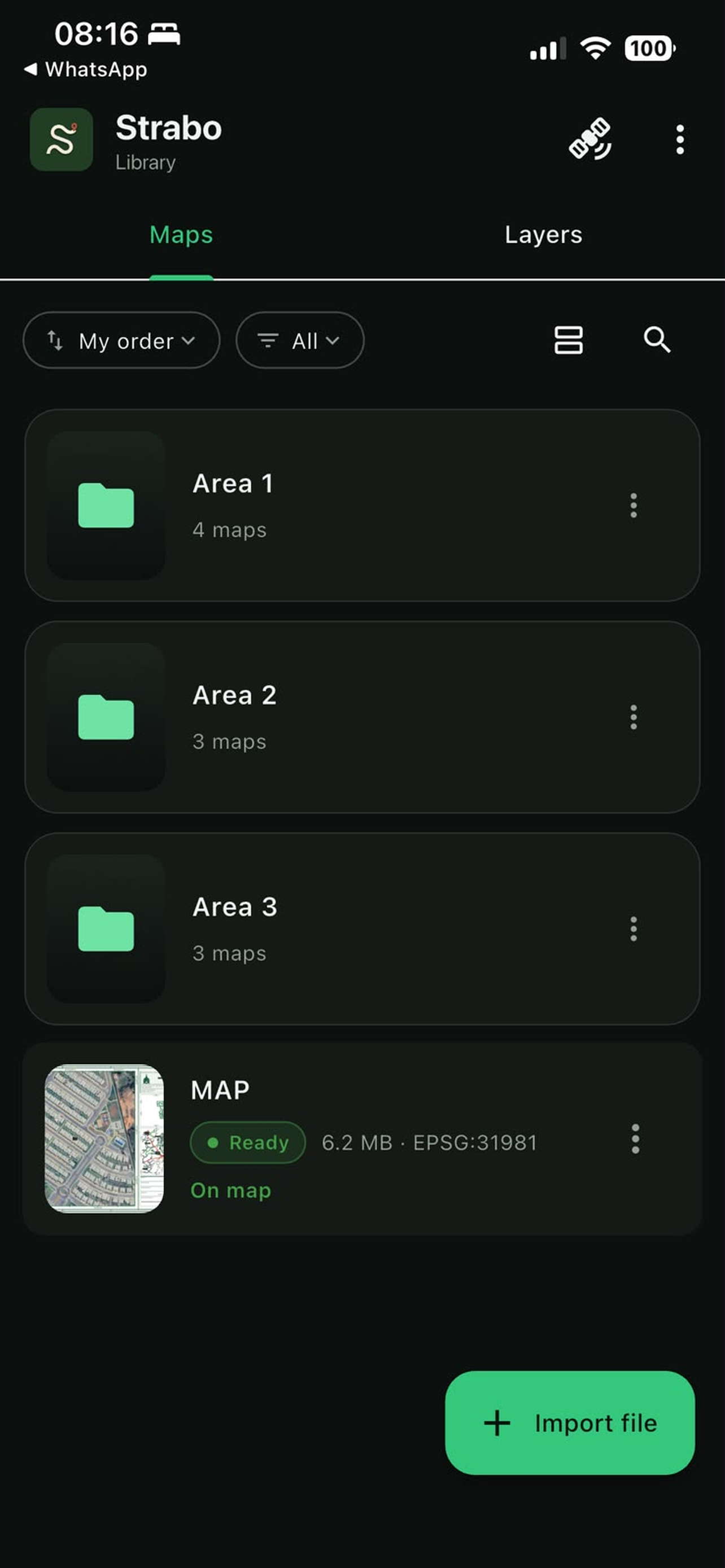 Biblioteca de mapas